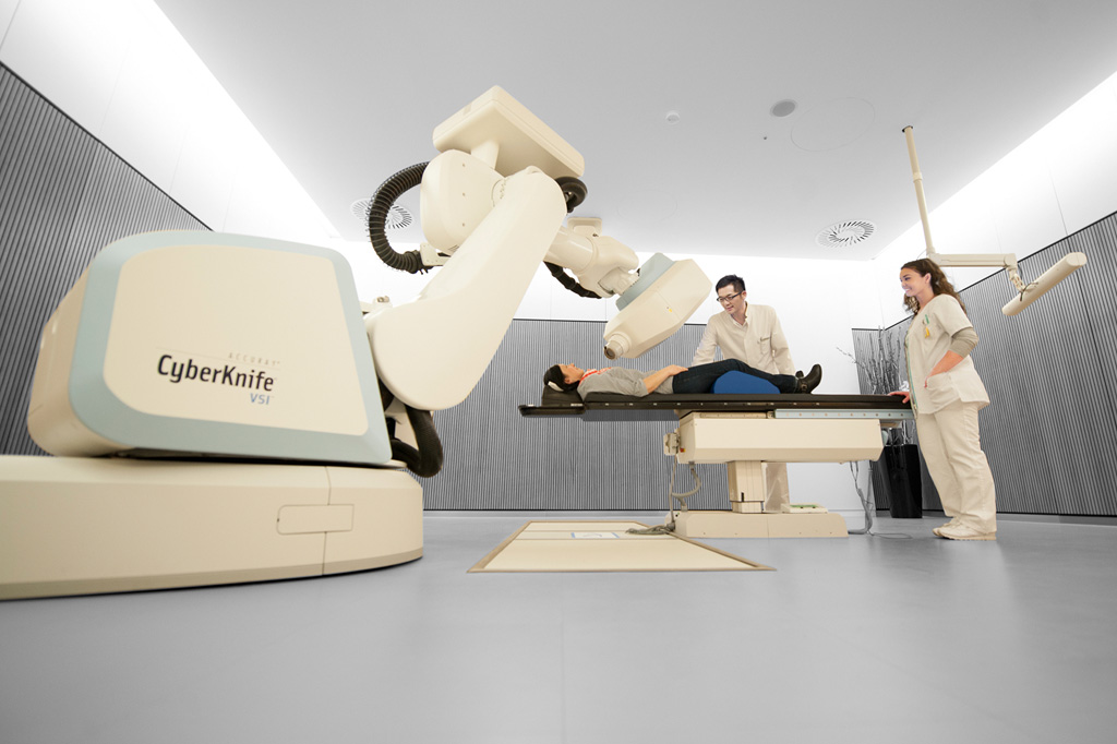 CyberKnife-is a revolutionary technology that offers precise, painless, non-invasive radiation treatment.