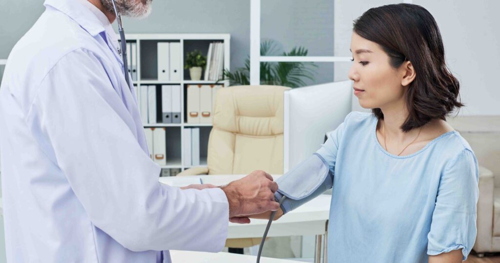 Measuring blood pressure